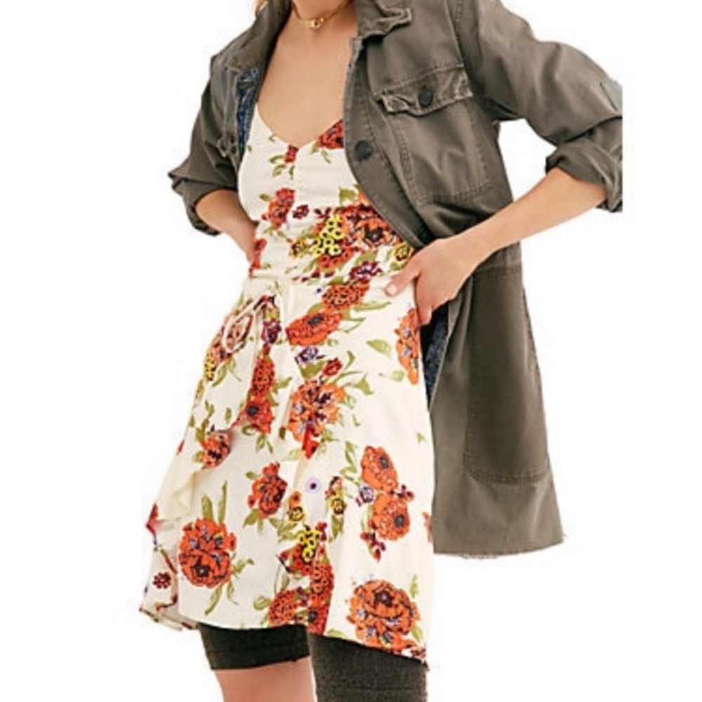 Free People Ivory Combo XS NWT mini dress